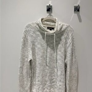 Cozy White Mock Turtleneck Sweater